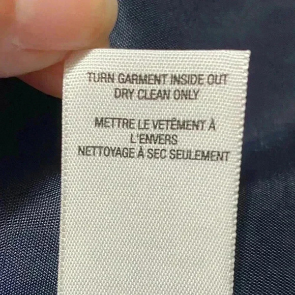 Juicy Couture Navy Double Breasted Cotton Stretch Peacoat Sz S Coastal Mariner - Picture 11 of 11